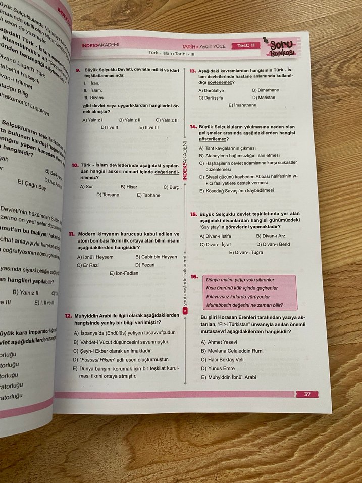 2026 KPSS Tarih Soru Bankası Aydın Yüce - Görsel 2