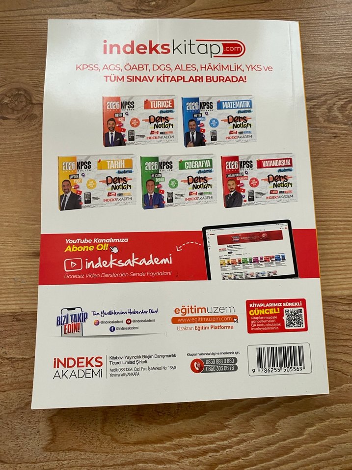 2026 KPSS Tarih Soru Bankası Aydın Yüce - Görsel 4