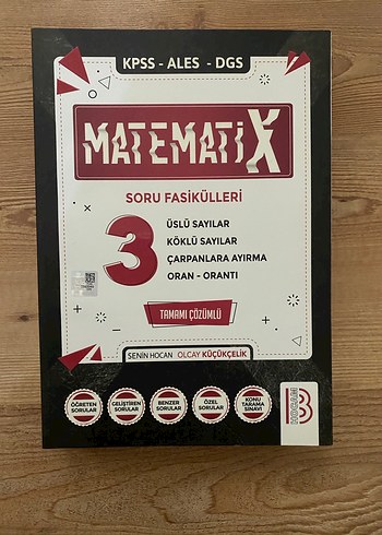 Matematik KPSS-ALES-DGS Soru Fasikülleri Seti Olcay Küçük - Görsel 3