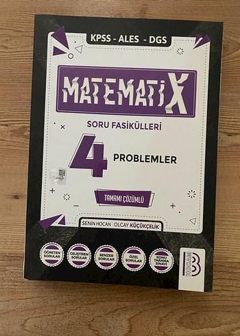 Matematik KPSS-ALES-DGS Soru Fasikülleri Seti Olcay Küçük - Görsel 4