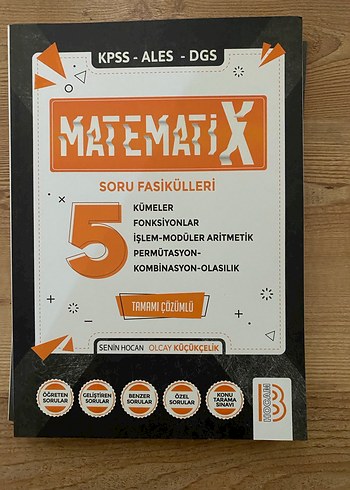 Matematik KPSS-ALES-DGS Soru Fasikülleri Seti Olcay Küçük - Görsel 5