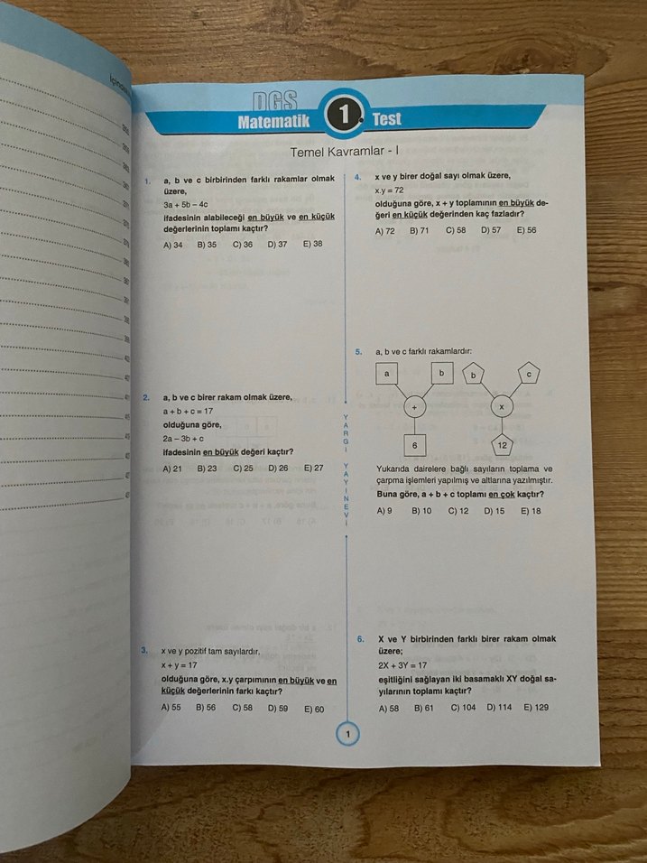 DGS Matematik Soru Bankası 2026 Deniz Atalay yargı yayınları - Görsel 2
