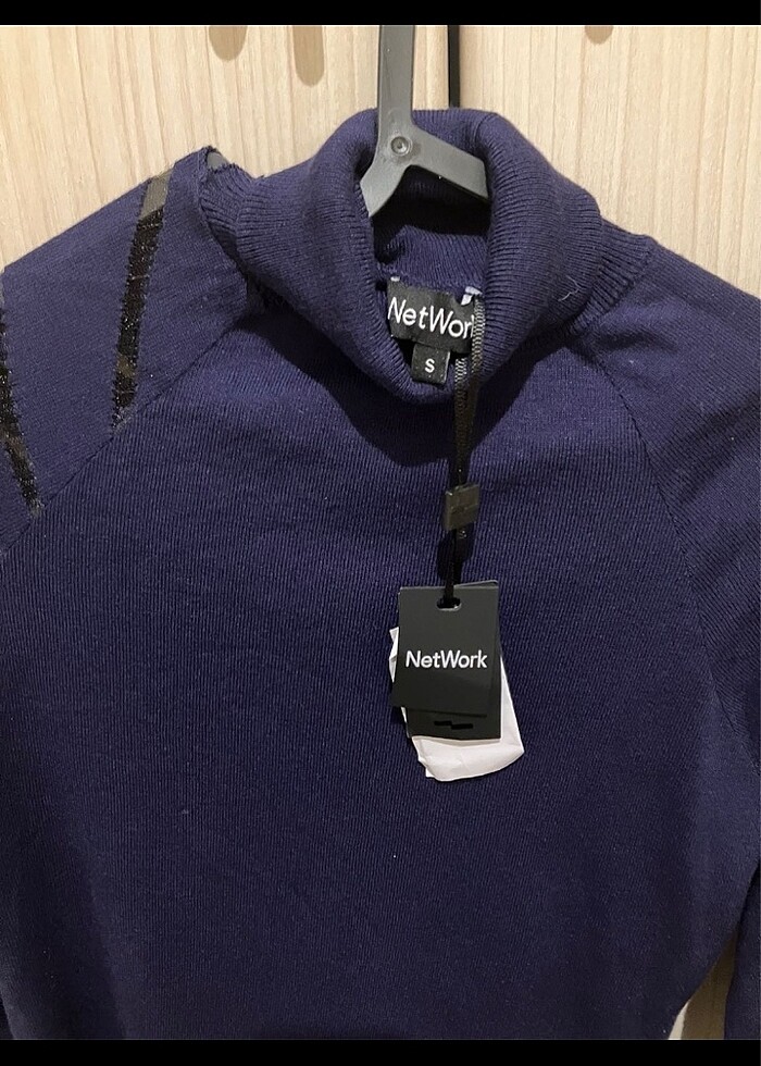 Network boğazlı kazak etiketli - Görsel 2