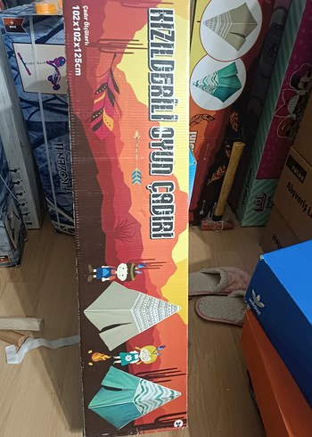 Kızılderili Çadır Model Kiti 102x102x125 cm - Görsel 3