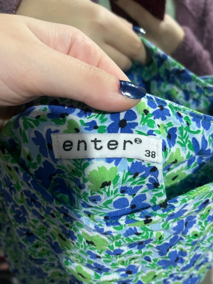 Midi Çiçek Desenli Elbise - Görsel 3