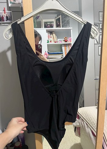 Siyah Baskılı Kadın Mayo - Görsel 2