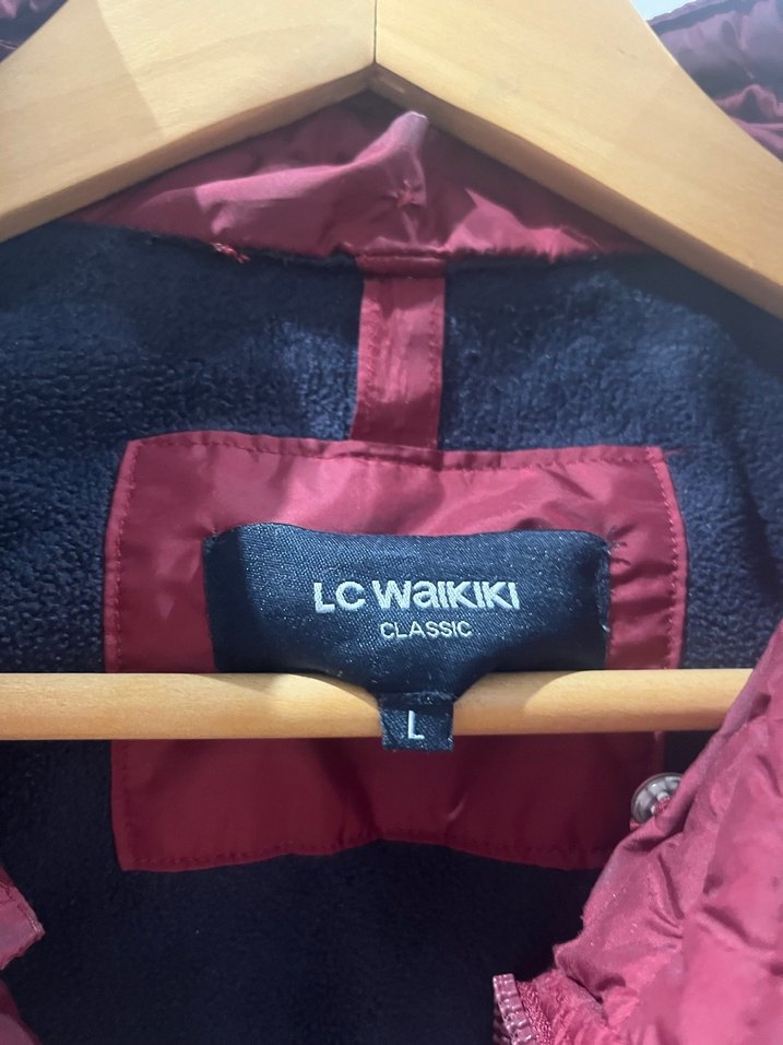 Bordo Fermuarlı Kolsuz Şişme Yelek Erkek - Görsel 5