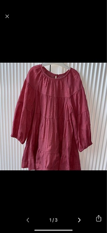 Zara pembe elbise