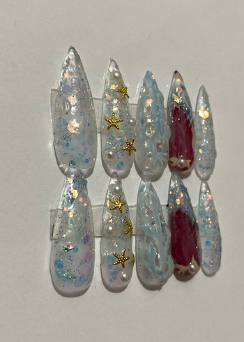 Beden Şeffaf Summer Nails