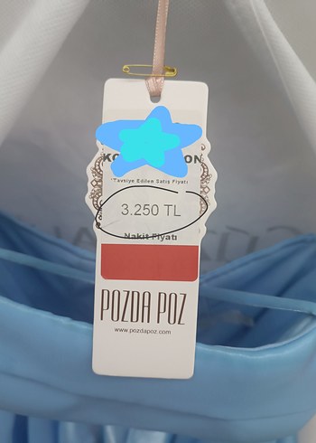 Mavi saten mezuniyet elbisesi (Düşünenler için fiyat konuşulur.) - Görsel 7