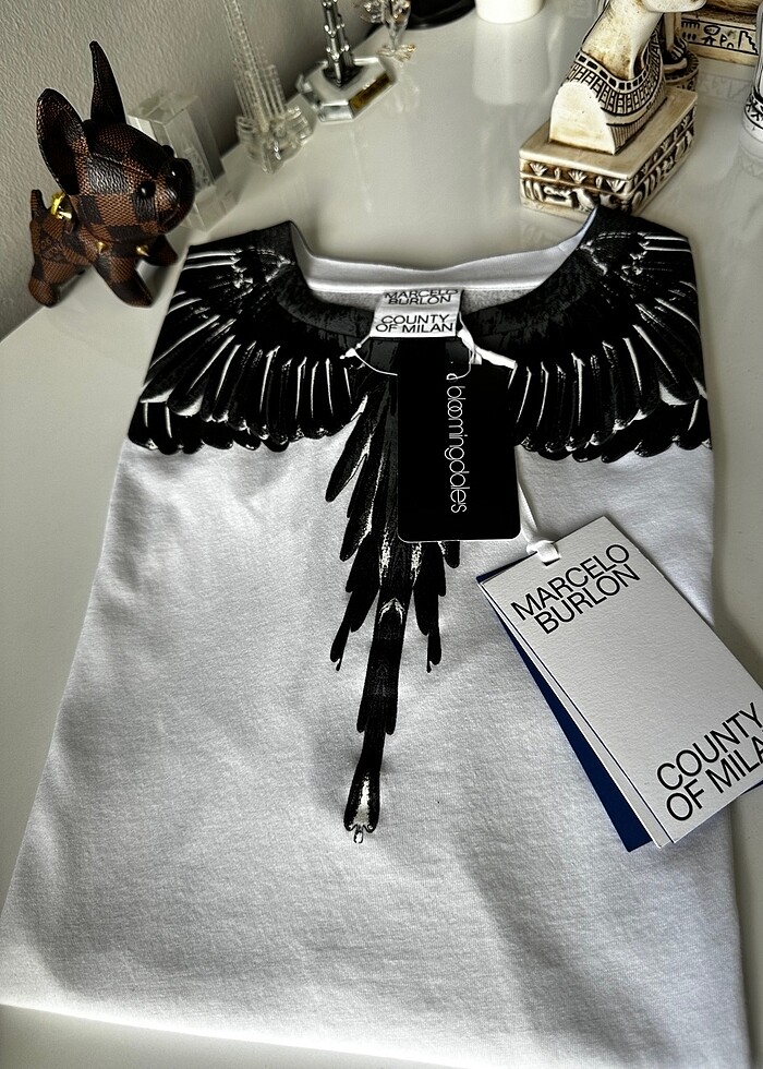 ORJİNAL SIFIR ETİKETLİ MARCELO BURLON TSHİRT - Görsel 4