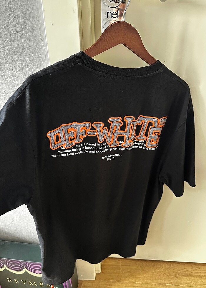 ORJİNAL  BEYMEN CIKISLI OFF WHİTE TSHİRT - Görsel 3
