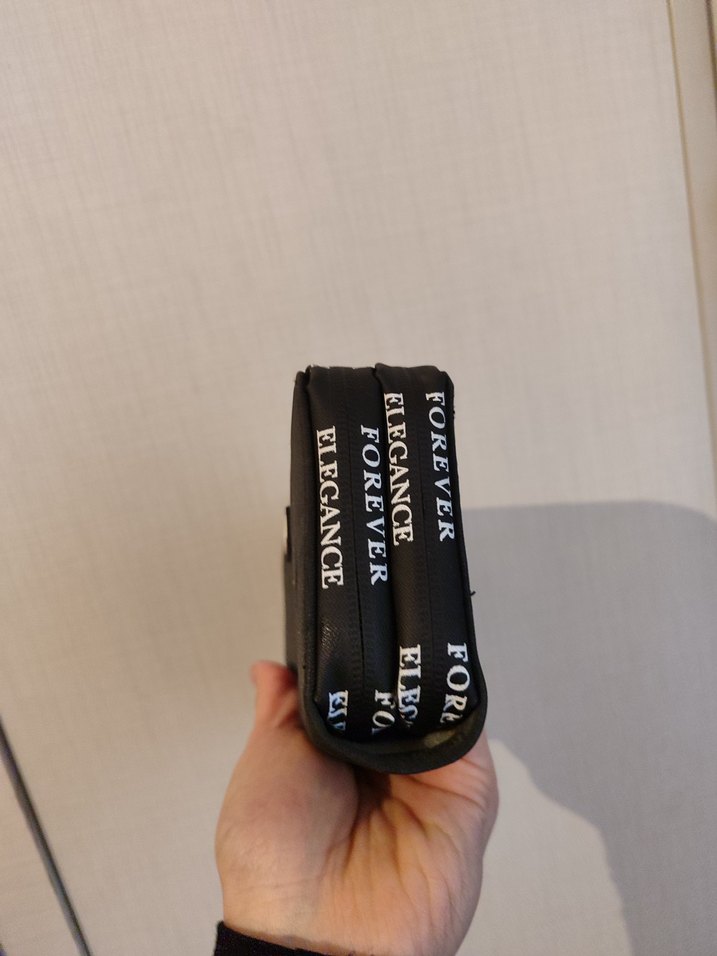 Fermuarlı Siyah Kadın Cüzdan - Görsel 3