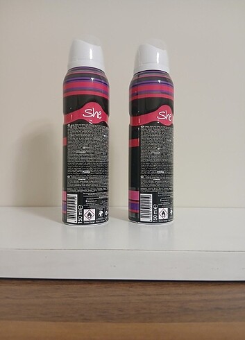 She She Deodorant 150 ml x2 Adet 