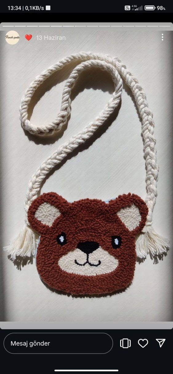 Kedi Aksesuarları çantaları -Gri ve Kahverengi Çantalar - Görsel 2