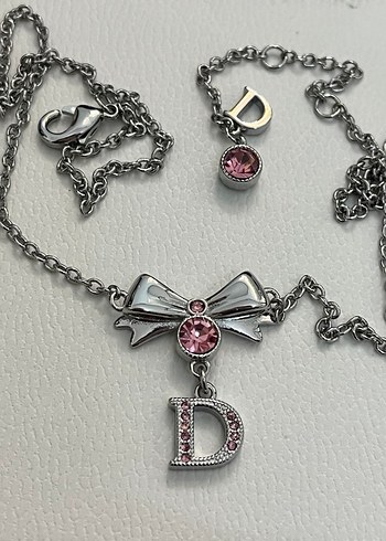 Orijinal Christian Dior Coquette Ribbon Kolye - Görsel 4