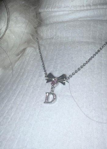 Orijinal Christian Dior Coquette Ribbon Kolye - Görsel 7