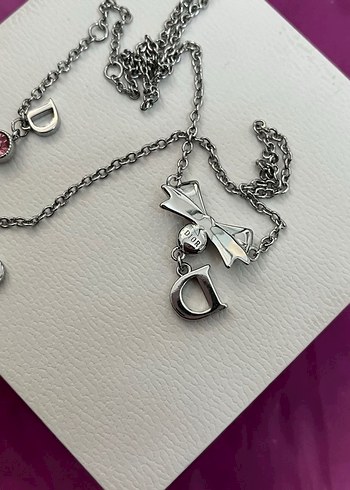 Orijinal Christian Dior Coquette Ribbon Kolye - Görsel 3