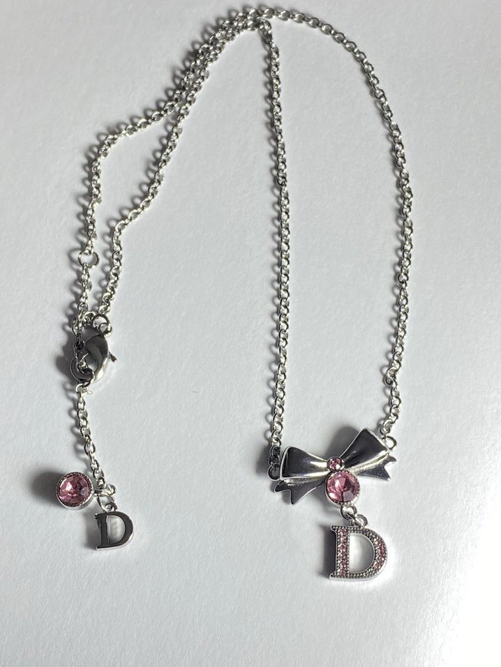 Orijinal Christian Dior Coquette Ribbon Kolye - Görsel 2