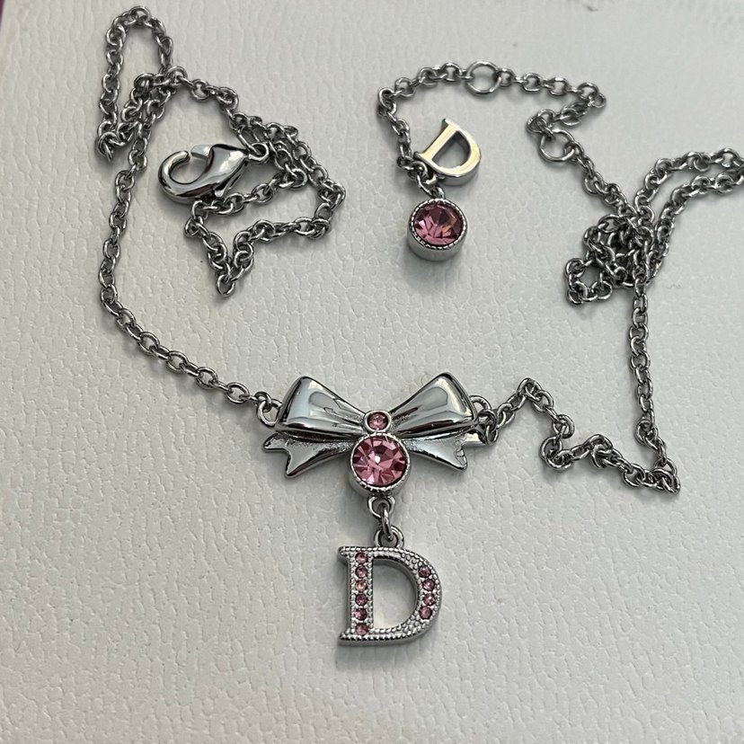 Orijinal Christian Dior Coquette Ribbon Kolye - Görsel 4