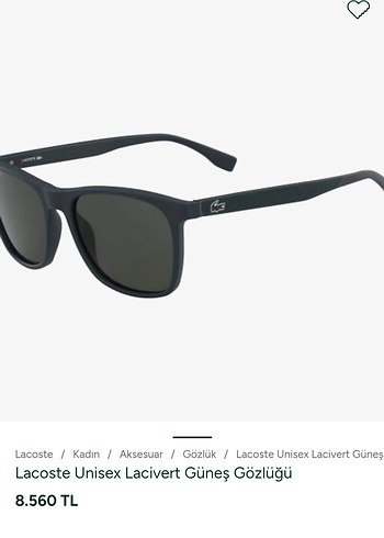 Lacoste Güneş Gözlüğü Orijinal - Görsel 4