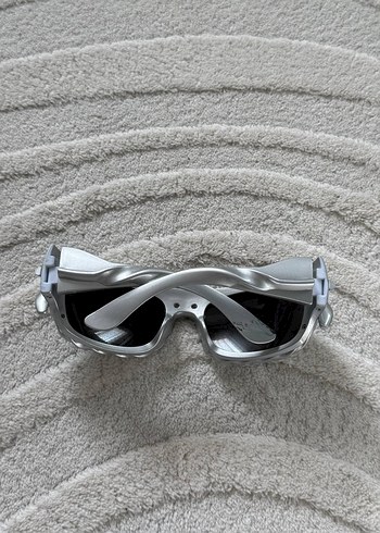 Chrome Y2k Gümüş Unisex Gözlük - Görsel 2
