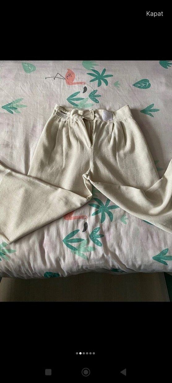 keten pantolon - Görsel 3