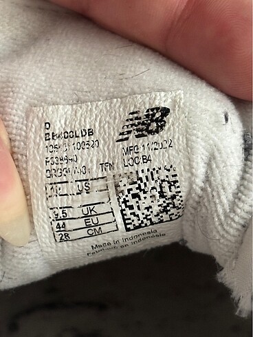 44 Beden New balance ayakkabı