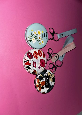 Çanta charm Anahtarlık ayna - Görsel 2