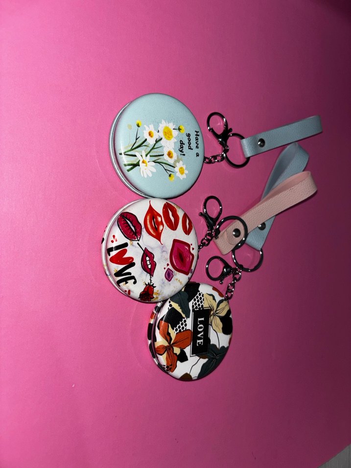 Çanta charm Anahtarlık ayna - Görsel 2