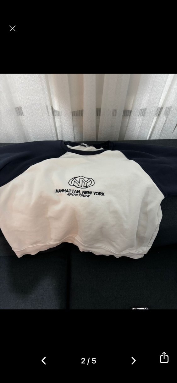 Manhattan Baskılı Gri Siyah Sweatshirt - Görsel 2