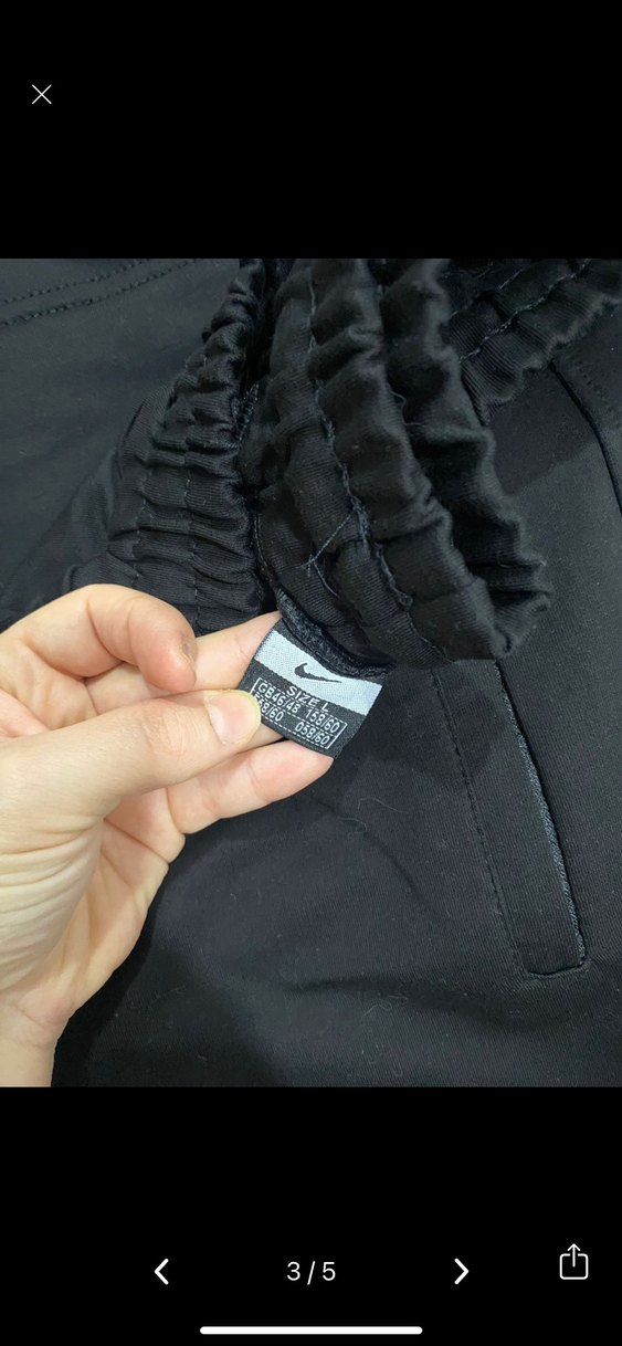 Siyah Rahat Kesim erkek eşofman - Görsel 3