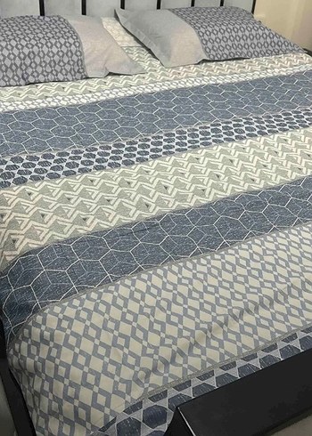 Gri Desenli Yatak Örtüsü yataş marka - Görsel 2