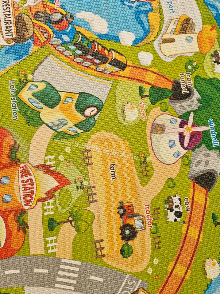 Unigo Comflor Fruit Farm 210x140 cm Oyun Matı - Görsel 4