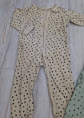 H&M Uzun Kollu Pamuklu Bebek Tulum