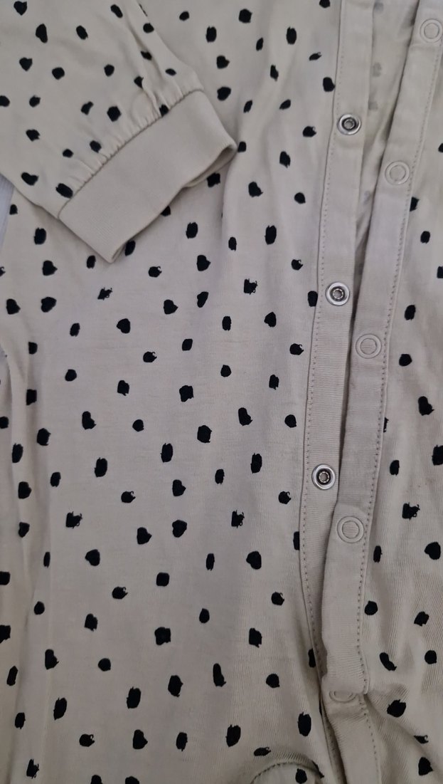 Uzun Kollu Pamuklu Bebek Tulum - Görsel 4