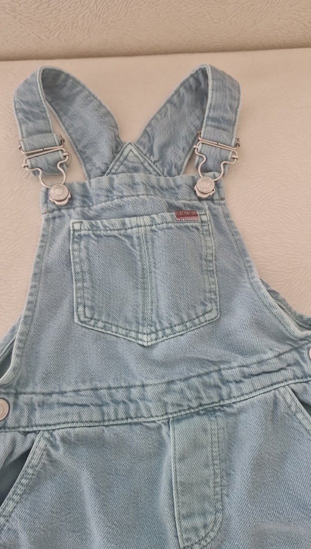 Denim Askılı Tulum salopet - Görsel 2