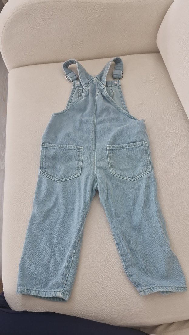 Denim Askılı Tulum salopet - Görsel 3