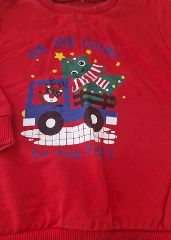 Erkek Çocuk Renkli Baskılı Sweatshirt - Görsel 4