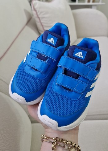 Erkek Çocuk Mavi Cırtlı Spor Ayakkabı - Görsel 2