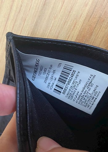Deri Siyah Erkek Cüzdan George Hogg - Görsel 8