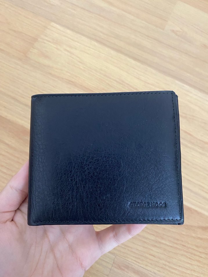 Deri Siyah Erkek Cüzdan George Hogg - Görsel 2