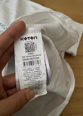 Koton Fiyonklu Tişört - Görsel 8