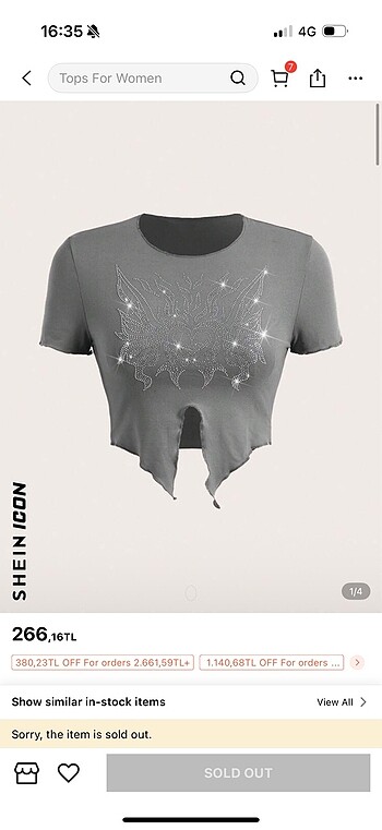 xs Beden Shein Crop