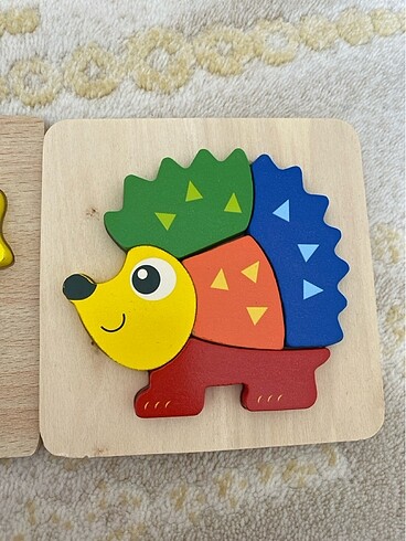  Beden 2li ahşap puzzle