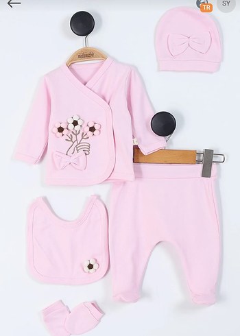 Nakışlı Pembe Bebek Hastane Seti - Görsel 3