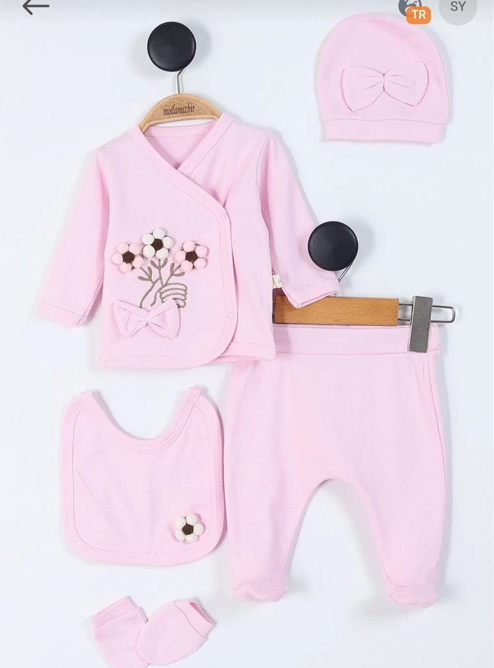 Nakışlı Pembe Bebek Hastane Seti - Görsel 3