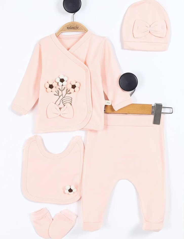 Nakışlı Pembe Bebek Hastane Seti - Görsel 2