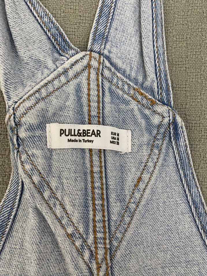 Mavi Denim Kadın Midi Boy Bol Tulum - Görsel 2