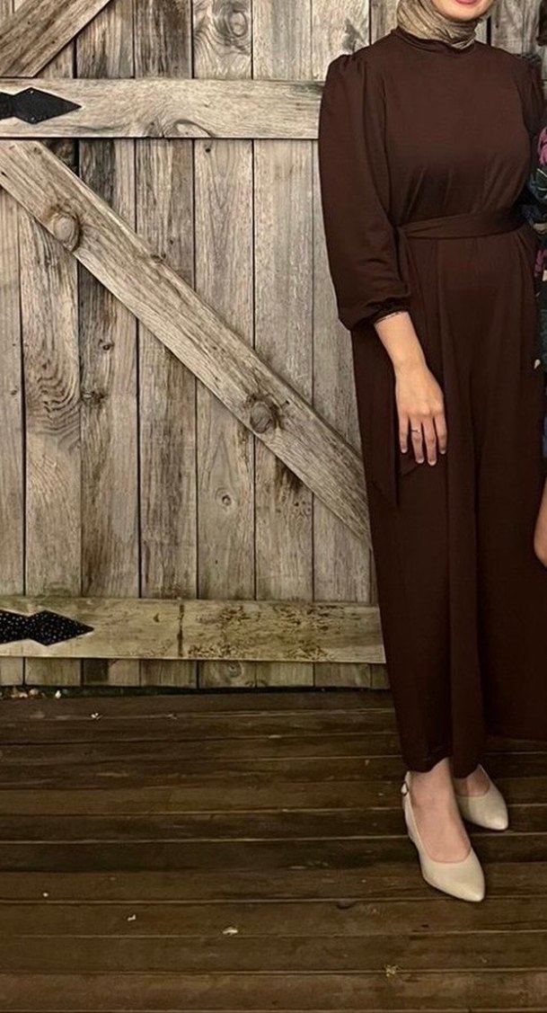 Kahverengi tulum - Görsel 2